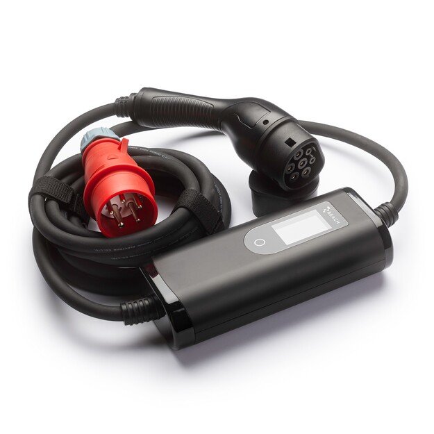 Elektromobilių įkroviklis Reach PEVC5 3 fazės Type2 16A 11kW 5.0m