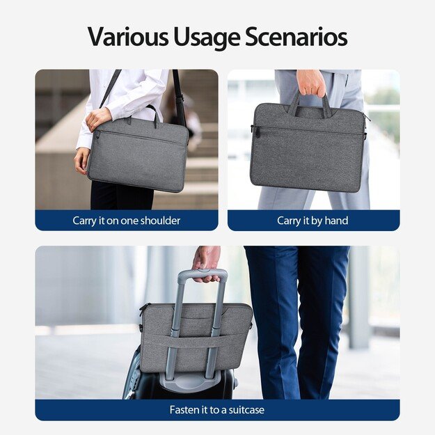 Krepšys nešiojamam kompiuteriui Dux Ducis LBJB 14-15.4  pilkas 2