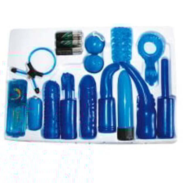 Sekso žaislų rinkinys Melsvoji iliuzija