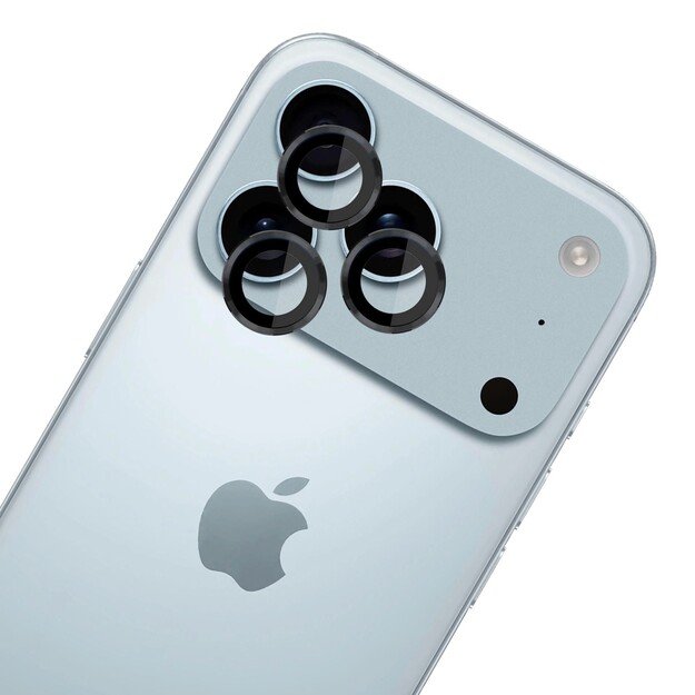 Apsauginis stikliukas kamerai 3mk Lens Pro Apple iPhone 17 Pro/17 Pro Max juodas 1