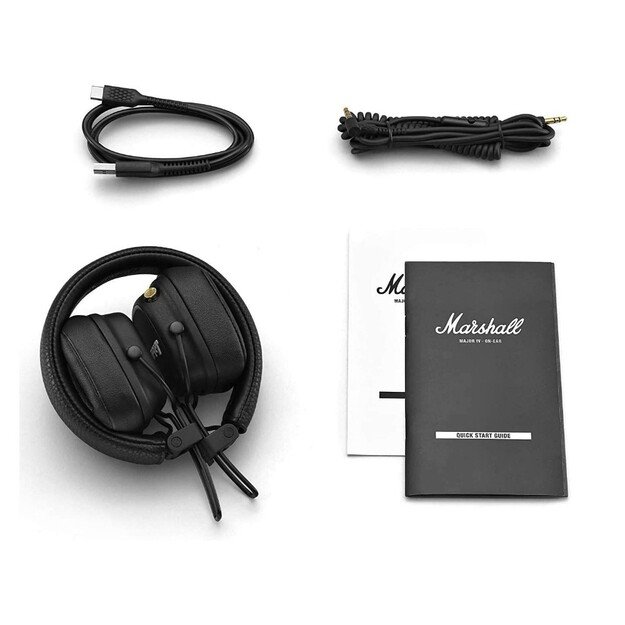 Belaidės ausinės Marshall Major IV On-Ear Bluetooth juodos 3