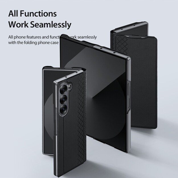 Dėklas Dux Ducis Bril Samsung F956 Z Fold6 rožinis 3