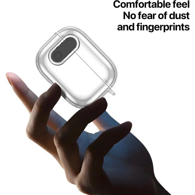 Dėklas Dux Ducis PECL Apple AirPods 4 pilkas 3