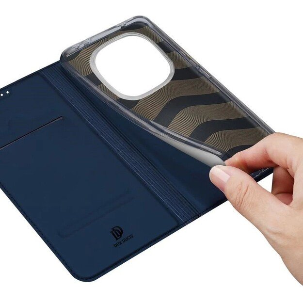 Dėklas Dux Ducis Skin Pro Xiaomi Redmi Note 14 Pro Plus 5G tamsiai mėlynas 3