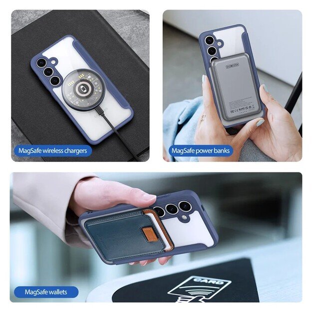 Dėklas Dux Ducis Skin X Pro skirtas Samsung S931 S25 mėlynas 3