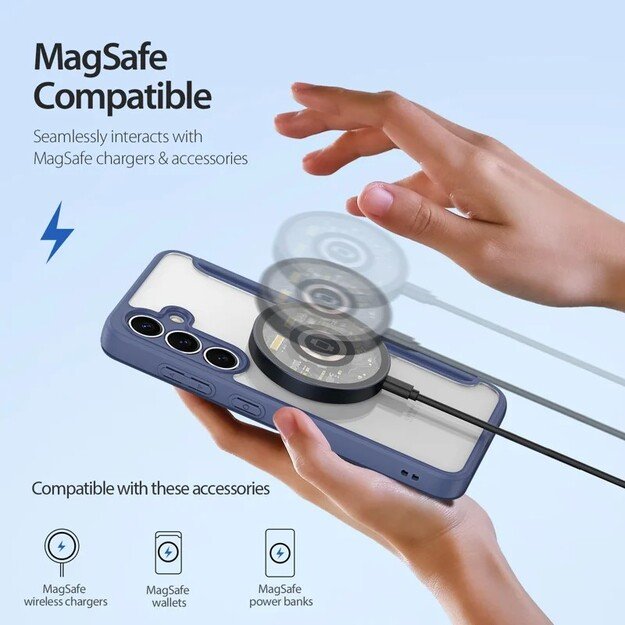 Dėklas Dux Ducis Skin X Pro skirtas Samsung S931 S25 mėlynas 2