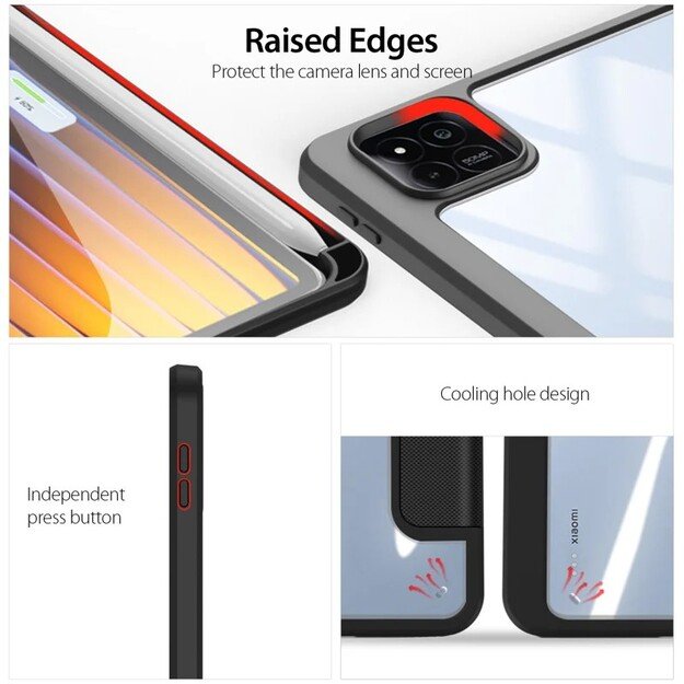 Dėklas Dux Ducis Toby Xiaomi Pad 8/7/7 Pro juodas 3