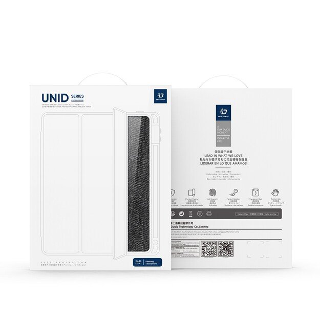 Dėklas Dux Ducis Unid Samsung X710/X716 Tab S9/X510/X516 Tab S9 FE juodas 5
