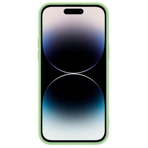 Dėklas Nillkin CamShield Silky Magnetic Silicone Apple iPhone 14 Pro Max &scaron;viesiai žalias 4