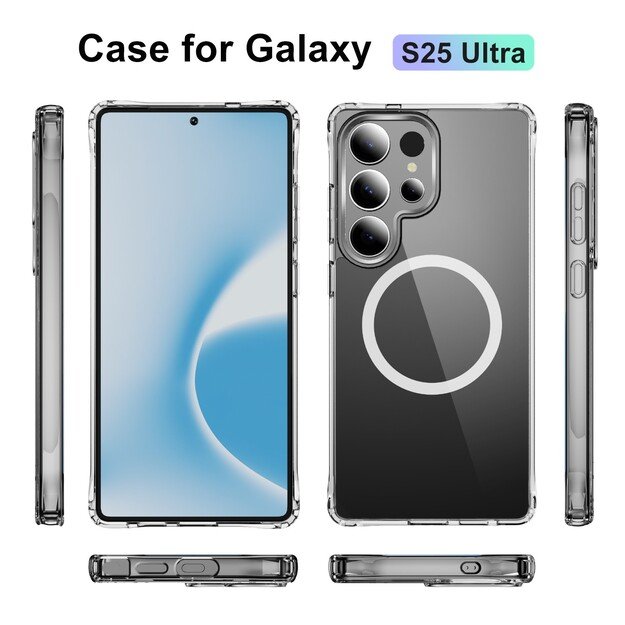 Dėklas Perfectionists Clear Mag Case Samsung S938 S25 Ultra skaidrus 4