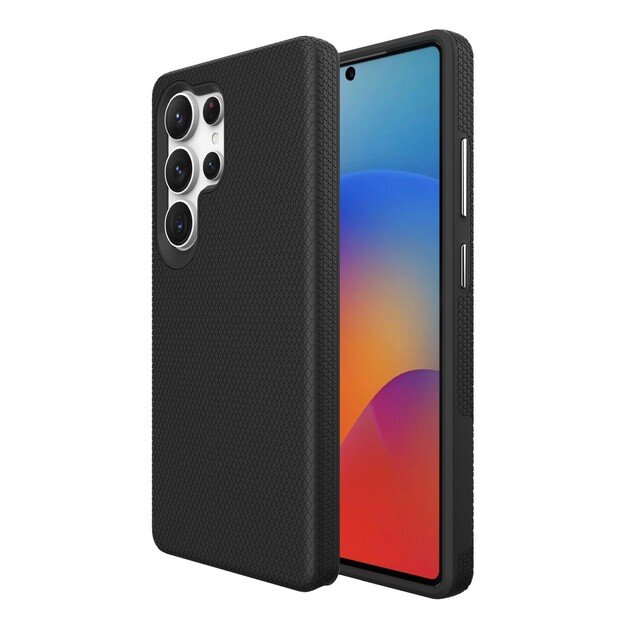 Dėklas Perfectionists Triangle Case Samsung G998 S21 Ultra 5G juodas