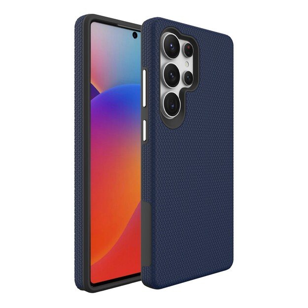 Dėklas Perfectionists Triangle Case Samsung S938 S25 Ultra tamsiai mėlynas 1
