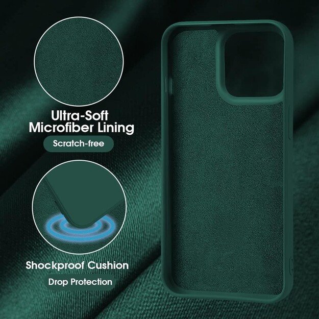 Dėklas X-Level Dynamic Samsung S936 S25 Plus tamsiai žalias 2