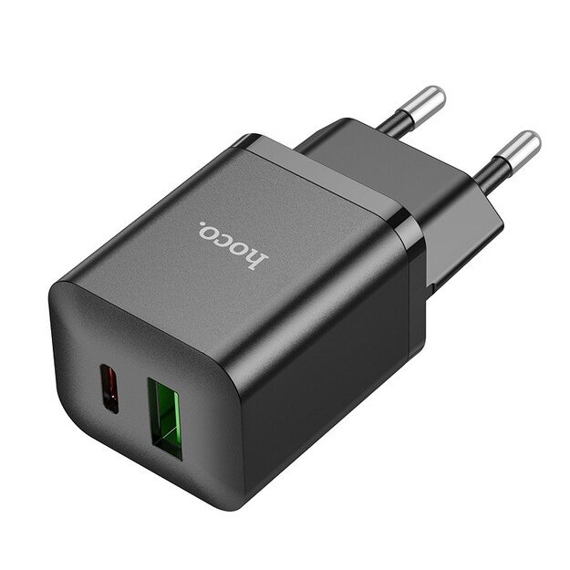 Įkroviklis Hoco N28 20W USB-C/USB-A juodas 2