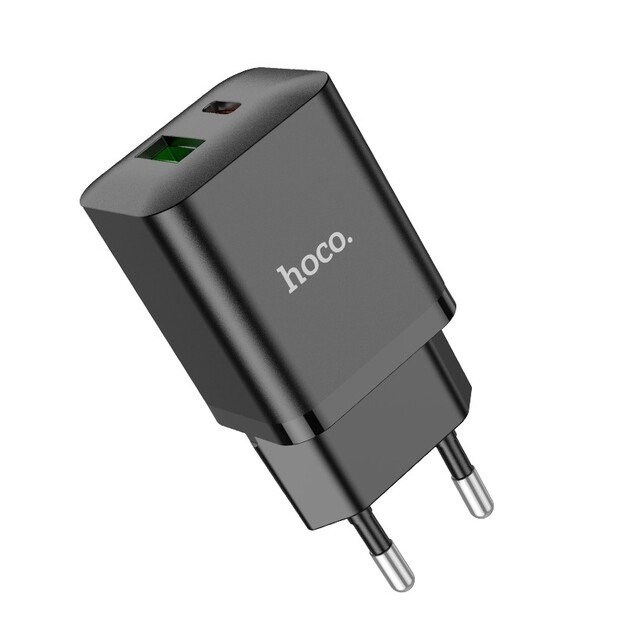 Įkroviklis Hoco N28 20W USB-C/USB-A juodas 3