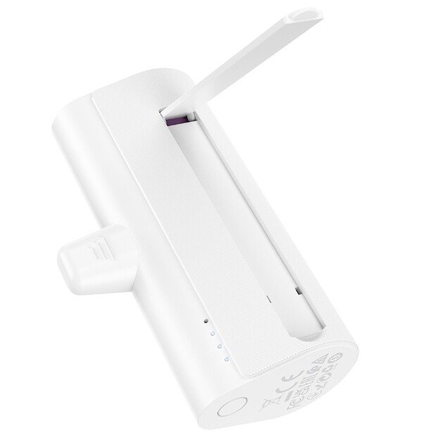 I&scaron;orinė baterija Power Bank Borofone BJ35 Lightning 5000mAh balta 1