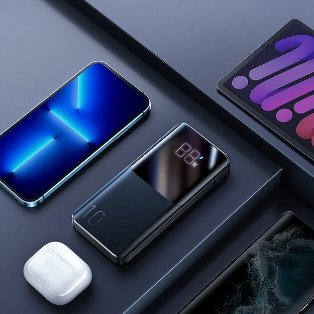 I&scaron;orinė baterija Power Bank Joyroom JR-QP191 22.5W PD QC3.0 AFC 10000mAh juoda 4