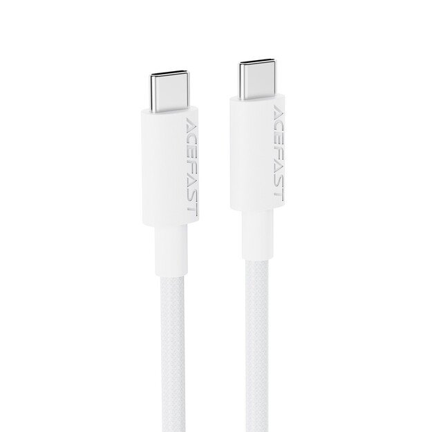 USB kabelis Acefast C18-03 60W USB-C to USB-C 1.2m baltas 1