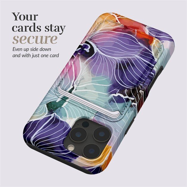 MIO Flowers Magsafe Case Compatible Card Holder 2