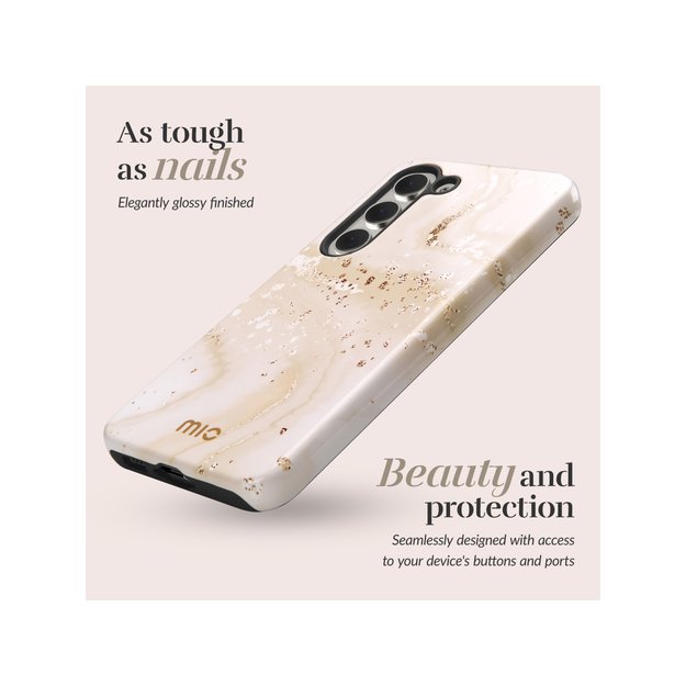 MIO Gold Marble Magsafe Compatible for Samsung S25 Plus 5G 8