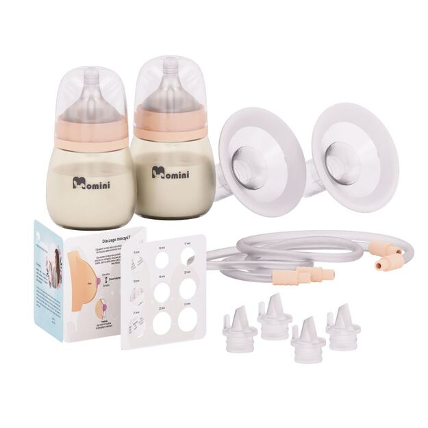 Momini Dual wireless electronic breast pump MilkySilky 4