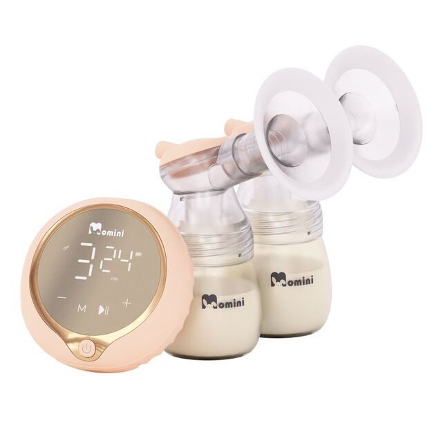 Momini Dual wireless electronic breast pump MilkySilky 6