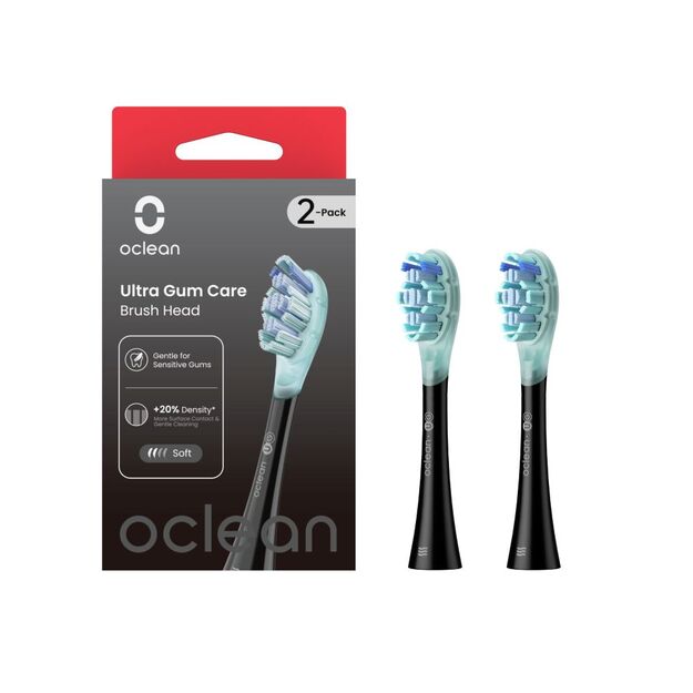 Oclean Ultra Gum Care Brush Head 2-PK UG02 B02 Black 2