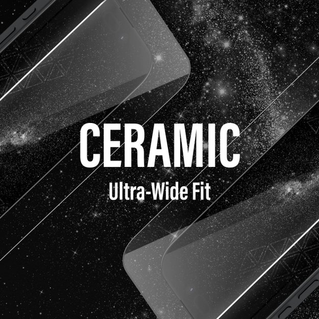 PanzerGlass Ceramic Screen Protector Apple iPhone 16 Pro, Ultra-Wide Fit 3