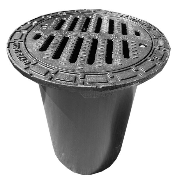 Dangtis ketaus apv.425 su grotelėmis RCP D-40T/TL-400