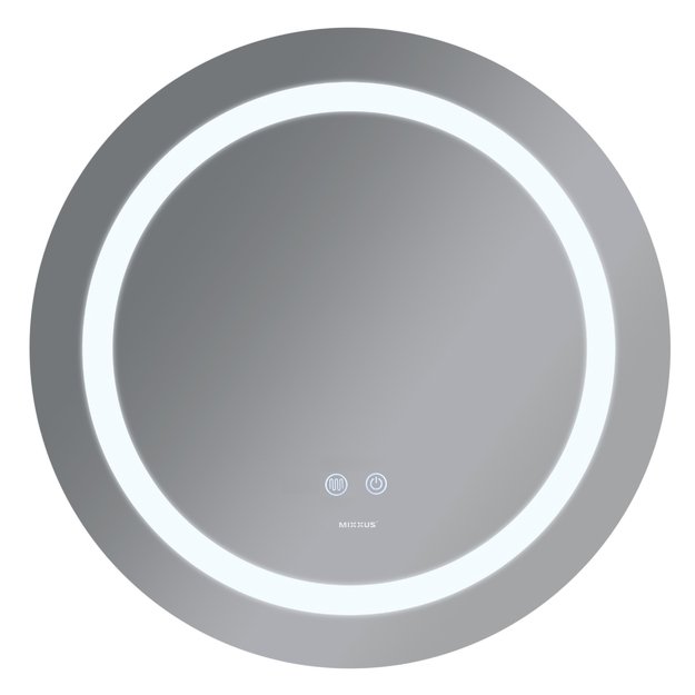 Veidrodis 45628 LED i&scaron;manus su funkcija nuo rasojimo, laikrodžiu ir termometru