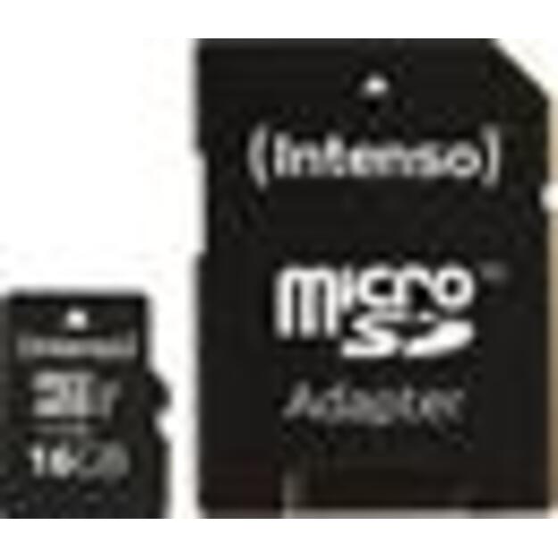 MEMORY MICRO SDHC 16GB C10/W/ADAPTER 3433470 INTENSO 1
