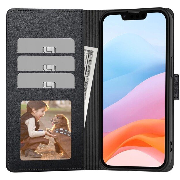 Dėklas Tech-Protect Wallet Xiaomi 15T juodas 4