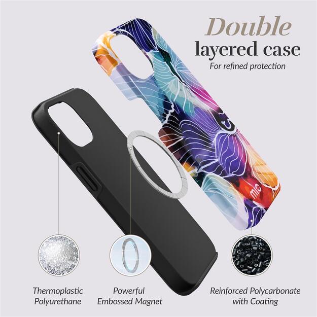 MIO Flowers Magsafe Case Compatible for iPhone 15 Pro Max 2