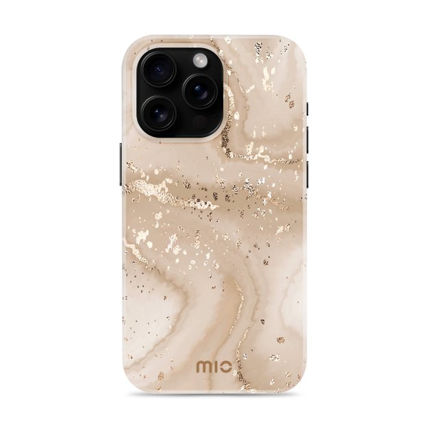 MIO Gold Marble Magsafe Compatible for iPhone 16 Pro Max 7