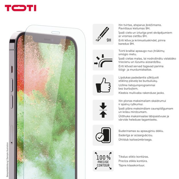 TEMPERED glass 2D screen protector full cover for iPhone 16 Plus/15 Plus Transparent 1