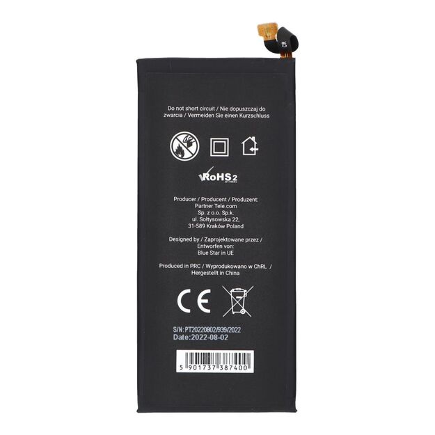 Battery for Samsung S7 3000 mAh Blue Star Premium 1