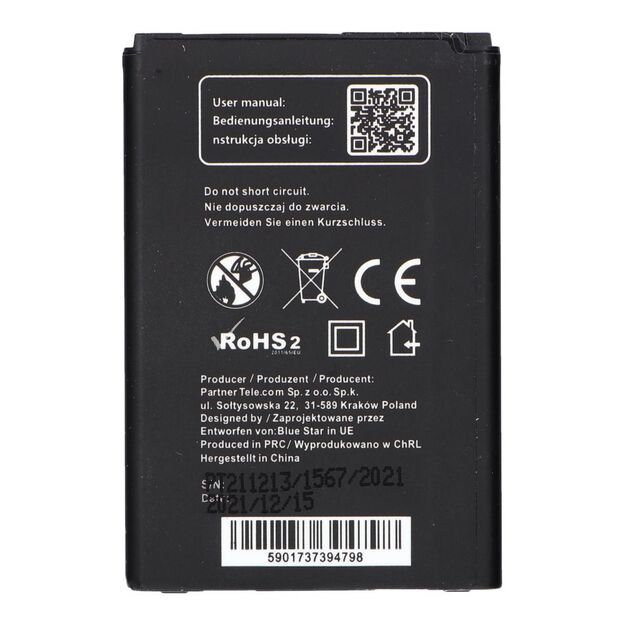 Battery for LG K3 / K4 1700 mAh Blue Star Premium 1