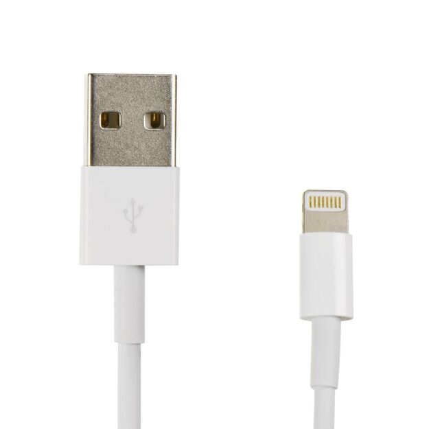 Cable USB A to Lightning 1A HD4 BOX 1 m white 2