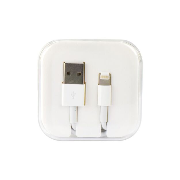 Cable USB A to Lightning 1A HD4 BOX 1 m white 1