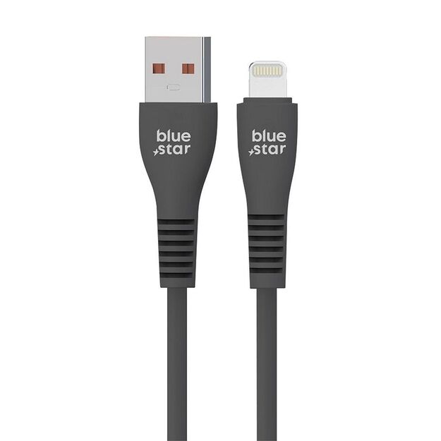 Cable USB A to Lightning Blue Star 2A 12W 1 m DC99I black 2