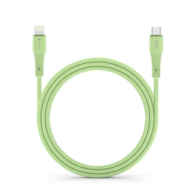 Cable USB C to Lightning Forcell F-Energy PD 3A 27W Silicone 1 m C346 green 9