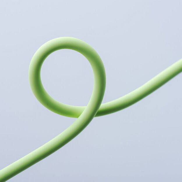 Cable USB C to Lightning Forcell F-Energy PD 3A 27W Silicone 1 m C346 green 7