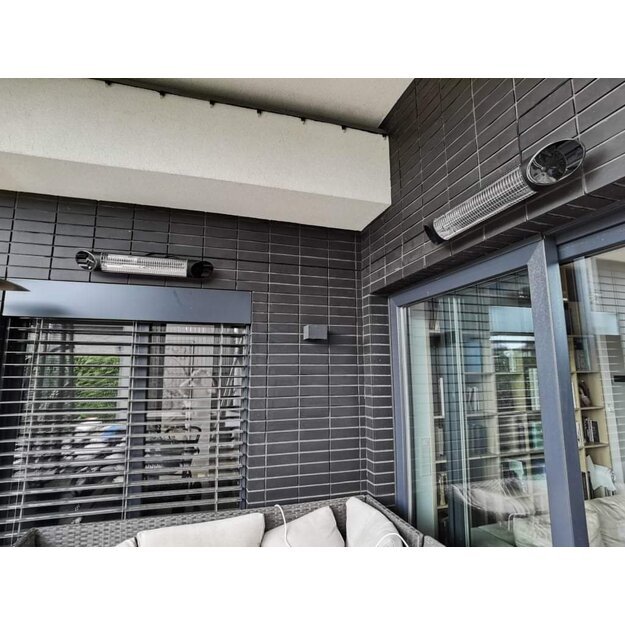 Anglies pluo&scaron;to infraraudonųjų spindulių &scaron;ildytuvas Veito BLADE, sidabrinis 1