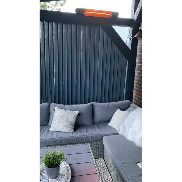 Anglies pluo&scaron;to infraraudonųjų spindulių &scaron;ildytuvas Veito BLADE, sidabrinis 4