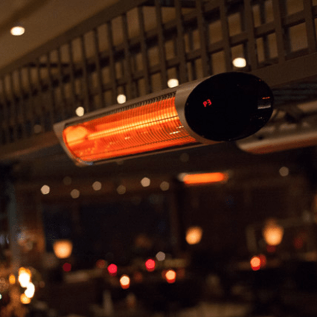 Anglies pluo&scaron;to infraraudonųjų spindulių &scaron;ildytuvas Veito BLADE MINI, sidabrinis 2