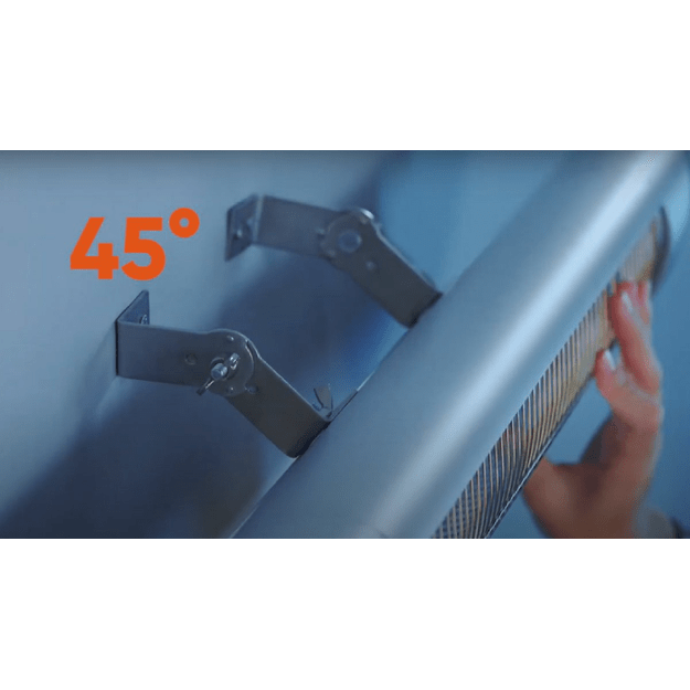 Anglies pluo&scaron;to infraraudonųjų spindulių &scaron;ildytuvas Veito BLADE MINI, sidabrinis 5