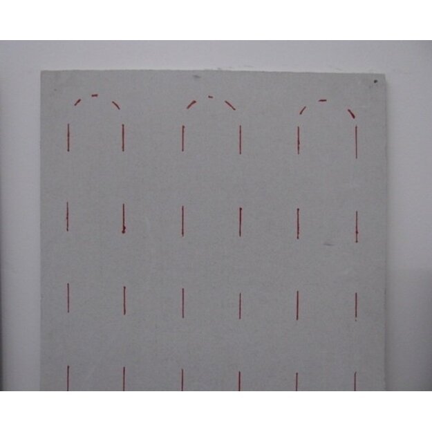 Sieninis/lubinis &scaron;ildymas gipso plau&scaron;o plok&scaron;tėmis 1