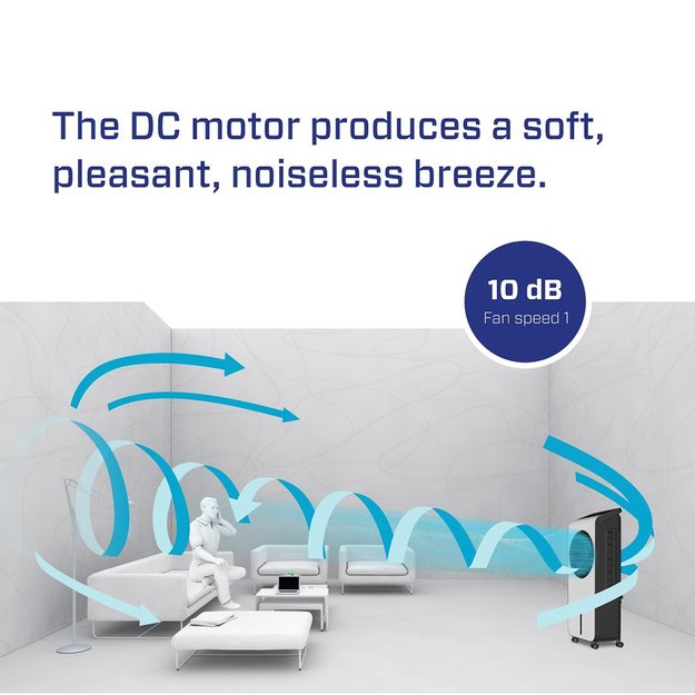  3in1  oro vėsintuvas, drėkintuvas ir ventiliatorius Clean Air CA-104 10