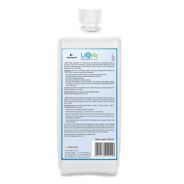 &bdquo;LiQVit&ldquo; vandens valymo priemonė 1