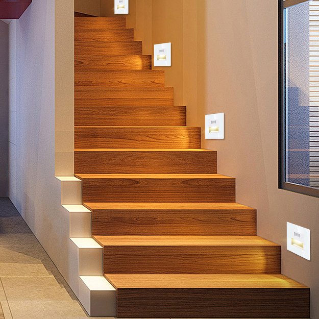 Grindų ap&scaron;vietimo modulis Feelspot, baltas 3